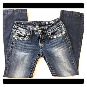 Miss Me Jeans. Size 27/34. Signature Boot Cut